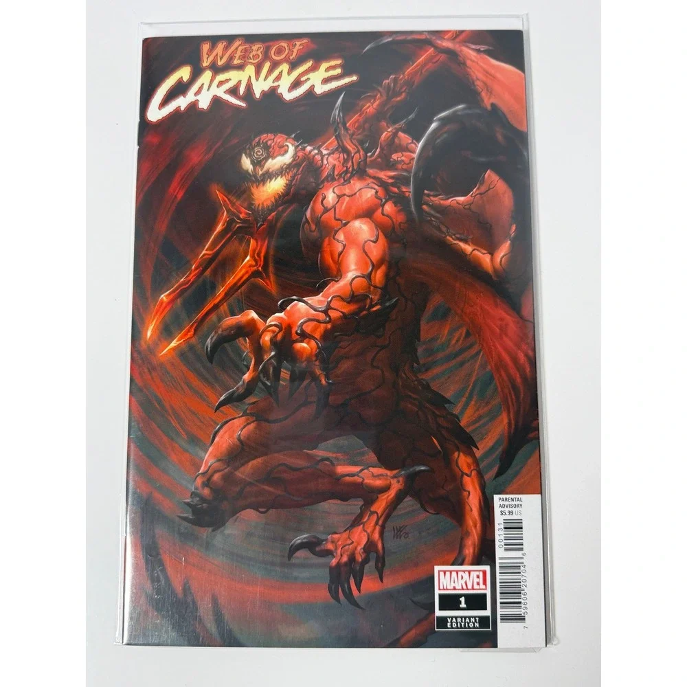 Web of Carnage 1 Variant Edition Marvel Comics 2023 Leinil Francis Yu Cover Art